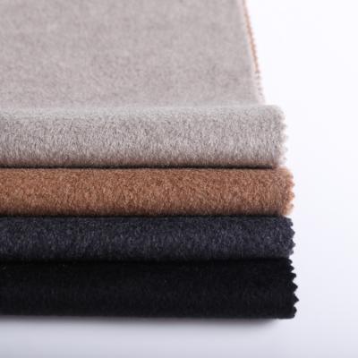 China Wholesale Heat-insulation China factory TR cation microfiber knitted polyester heavyweight brushed fabric for coat for sale