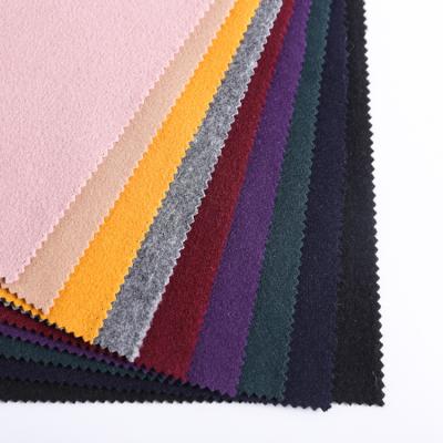 China Manufacturer Wholesale Flame Retardant Hacci 100% Polyester Loose Knitting Fabric For Autumn Winter Garment Overcoat for sale