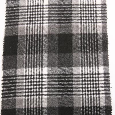 China Fusible Tweed Checks Overlay Fabric Custom 100% Polyester Fabric For Dress for sale