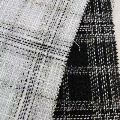 China Italian Tweed Fabric Breathable Tweed Fabric 100% Polyester For Mens Coat Woolen Jacket for sale