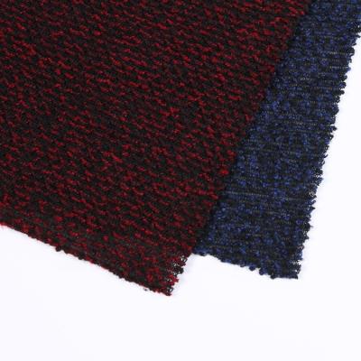 China Antistatic Stock Hex Release Textile Jersey Plain Dyed Knit Sweater Fabric for sale