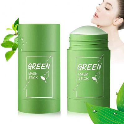 China Moisturizer Private Label Skin Care Mud Facial Mask Brighten Green Tea Smooth Purifying Clay Face Mask for sale