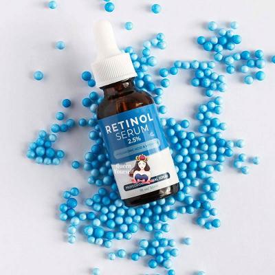 China New Cheapest Moisturizer Private Label Skin Care 2.5% Retinol Serum With Hyaluronic Acid And Vitamin E for sale