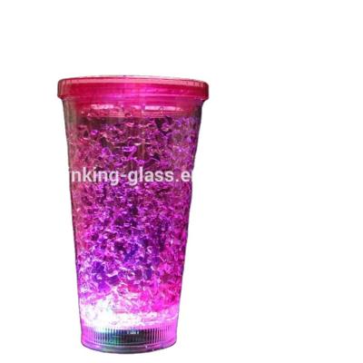 China 16oz Light Up Double Frost Frosty Freezer Wall Mugs JFL for sale