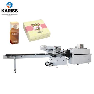 China Food Thermal Tunnel Shrink Wrapping Cardboard Flow Shrink Wrapping Machine for sale