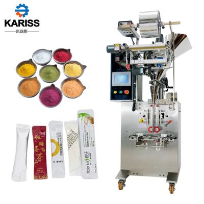 China Food Automatic Spice Pouches Powder Back Packaging Rounded Corner Sealed Bag Fruit Powder Packing Machine for sale