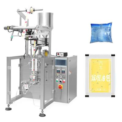 China Full Automatic Liquid Stick Pack Line , Vertical Small Biscuit Bag Food Packing Machine Sauce Packing for sale