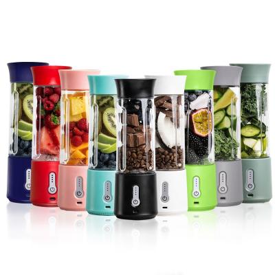 China Ice crushing 500ml China type-c 4000mah bottle of left hand rechargeable waterproof portable blender juicer/food blender for sale