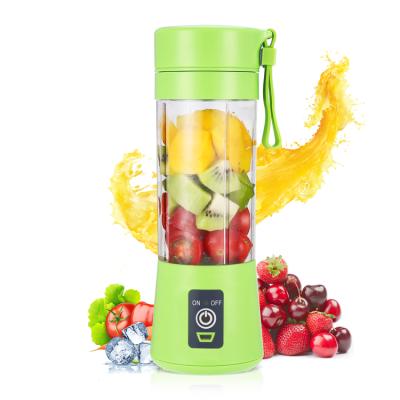 China Cordless And Door Home Used Kitchen Appliances Mini 380ml Usb Rechargeable Personal Portable Blender for sale