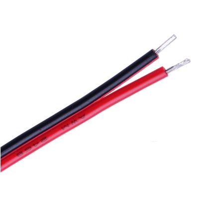 China UL2468 Appliances Two Conductor Flat Ribbon Wire PVC Red And Black General Purpose Internal Wiring For LED Strip Light for sale