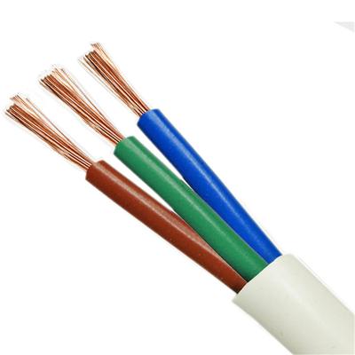 China H05VV-F PVC Insulation Industrial Cable 3 Core PVC Electrical Cable Flat Electrical Wire for sale