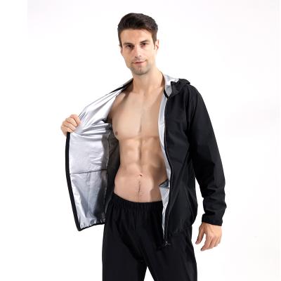 China Sweat Suits Home Heavy Running Fitness Suits Men's Sports Fever Sweating Suits Training Fat Reduction for sale