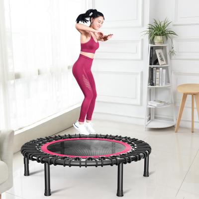 China Home Indoor Trampoline Sports Fitness Handrail Adult Suckless Trampoline Protective Net Children's Trampoline Bouncing Bed for sale