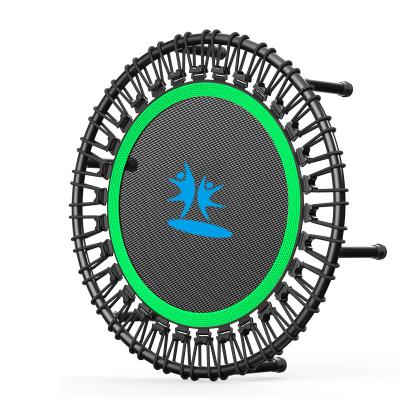 China Home Indoor Trampoline Sports Fitness Handrail Adult Suckless Trampoline Protective Net Children's Trampoline Bouncing Bed for sale