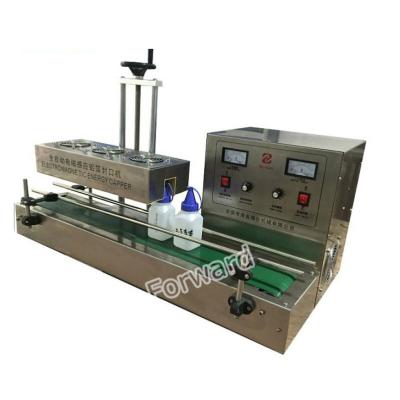 China Plastic Food Aluminum Foil Induction Bottle Sealer Bottle Sealing Machine With Conveyor Belt for sale