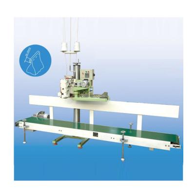 China Full Automatic Conveyor Belt Industrial Sack Jute Edger Fertilizer Sewing Machine For 25kg 50kg Sack for sale