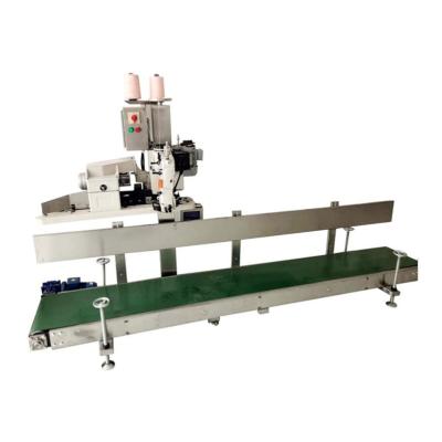 China Hot sale bag edger/bag sewing machine belt conveyor/bag narrower sewing machine for 10kg 25kg 50kg 100kg for sale