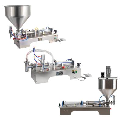 China 10-1000ml Food Cosmetics Filler Honey Cream Piston Paste Liquid Filling Machine Automatic Liquid Filling Machine for sale