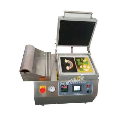 China Hot Sale Food Skin Vacuum Packing Machines Processing Fish Skin Pack Machine For Tray Sealing Cooked Foods for sale