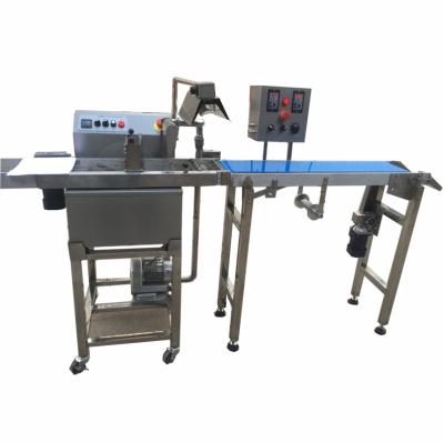 China Small commercial supply professional cheap chocolate enrobing machine/chocolate enrobing machine/chocolate coating machine for sale