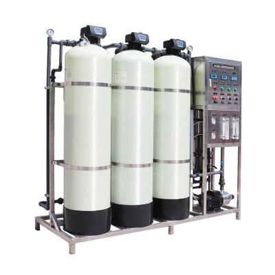 China Outdoor Commercial Water Filter Machine 5 Stage Reverse Osmosis System 400 GPD RO System for sale