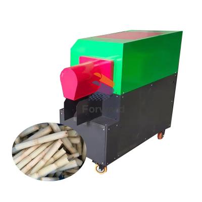 China Industrial Fruit Processing Plant Commerical Sugar Cane Skin Peeling Machine Sugar Cane Cutting Machine for sale