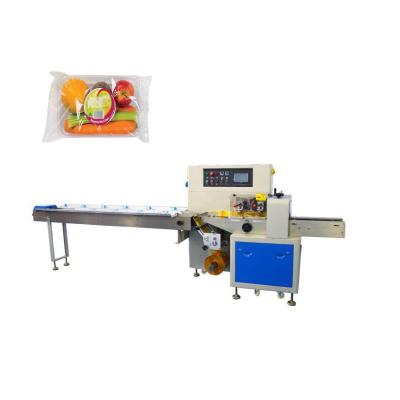 China Horizontal Commodities 250mm Bread Cookie Pillow Packing Machine , Flow Type Wrapping Chocolate Packing Machine for sale