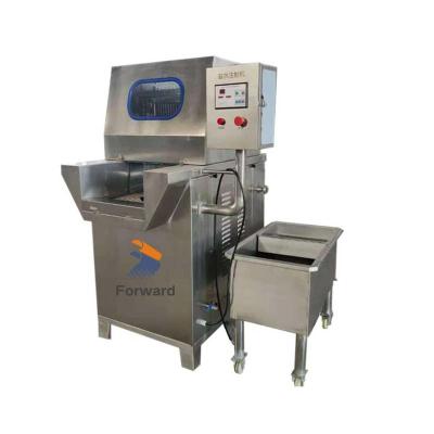 China Smoke Oven 304 Automatic Brine Injector Salt Water Brine Injection Machine Meat Tenderizer Chicken Meat Beef Pork Lamb for sale