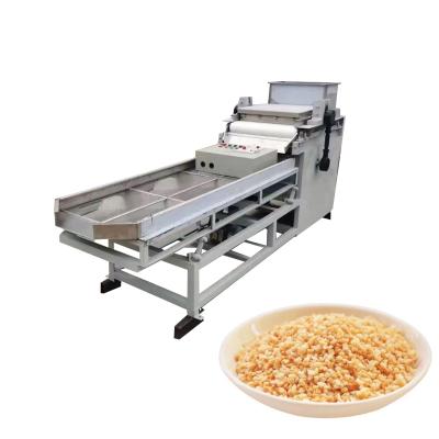 China Commercial catering with vibrating screen sieve1-5mm almond nut cutting machine, peanut cutting machine for sale