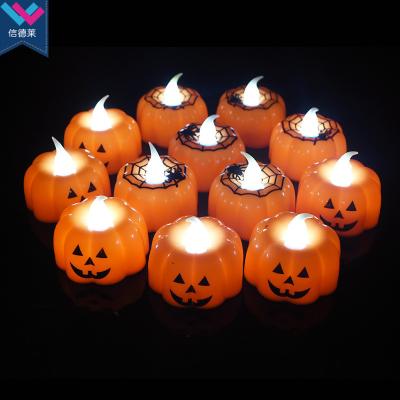 China T-Worthy Mini Traditional Led Candle Light Halloween Party Decoration Pumpkin LED Candle Light Maker for sale