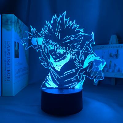 China TW-2003 Modern Hunter X Hunter Killua Anime 3d Lamp For Bedroom Decor Desk 3D LED Acrylic Remote Control Lamp for sale