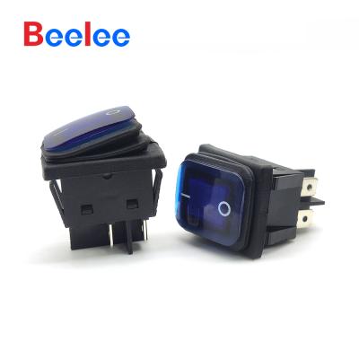 China Beelee 2 Position Rocker Switch Momentary Jet Diverter Double BL-CX-KCD4-201N BL-CX-KCD4-201N for sale