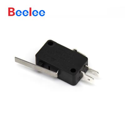 China KW3-6A-2C 6A Small Tact Operating Micro Travel Switch 4 Pins On-Off Type Micro Switch for sale