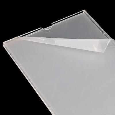 China Durable Eco-friendly Acrylic card slot box Single-layer transparent slot Label pmma display box Acrylic plate Custom for sale