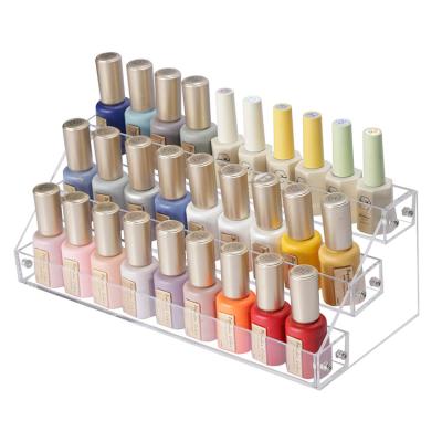 China Sustainable Top Factory custom Direct Sell Acrylic Display nail gel Stand Nail Polish display Rack Stand for sale