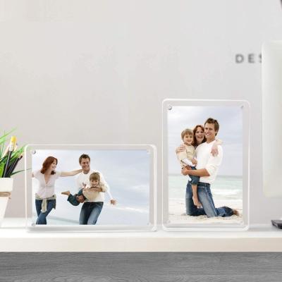 China Decoration New Design Acrylic customizable stand paper luxury photo frames for gifts Eco-friendly Customized Package Customized Size for sale