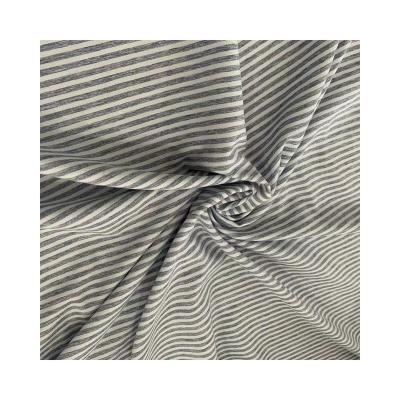 China QUICK DRY 2022 Most Popular Stripe Mens Custom Casual Garment Textile Material for sale