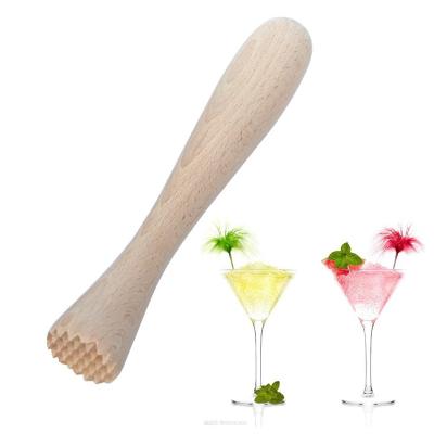 China Cocktail Mojito Messy Person Viable Wooden Goods Drink Messy Person To Make Cocktails Drinks Juice Fruit Mint Lime Lemon Herb Crusher for sale