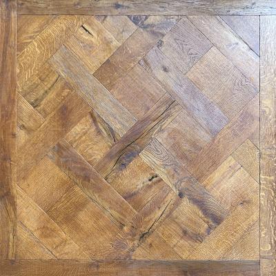 China European Shrunken Hill Versailles Style Oak Engineered Flooring for sale