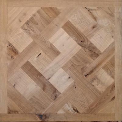 China Modern Versailles Parquet Shrunk European Oak Engineered Wood Flooring for sale