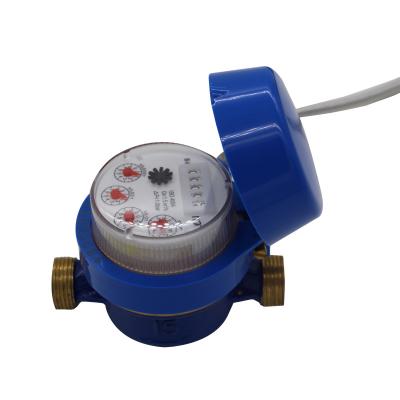 China High Performance 3/4 Inch Jet Guide Vane Single Wheel Brass Gallon Water Meter for sale