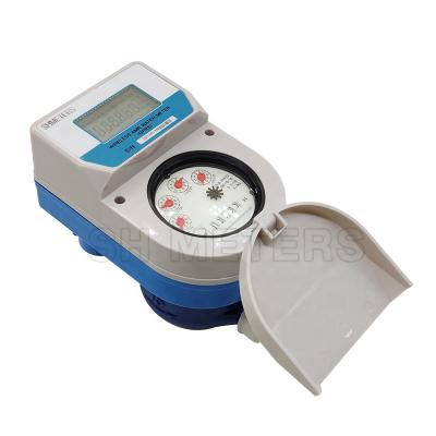 China Low price brass remote smart gprs DN25 body gsm digital flow water meter for sale