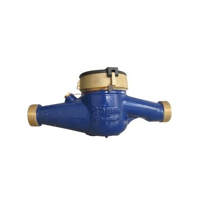 China High Performance DN32 1-1/4 Inch Dial Dry Brass Body Multi Jet Water Meter for sale