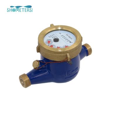 China High Performance Electric Digital Brass Body Air Jet Dryer Multi Dial 2.5 Inch Water Meter for sale