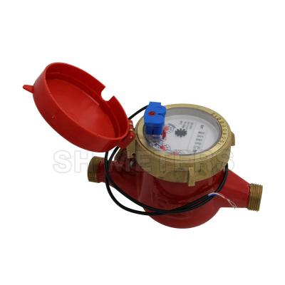 China High Performance DN15 Domestic Hot Water Meter Pipe Brass Section for sale