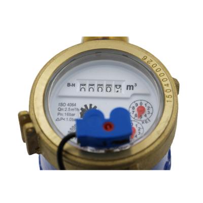 China High Performance Water Meter Pulse Output Brass Water Meter For Household for sale