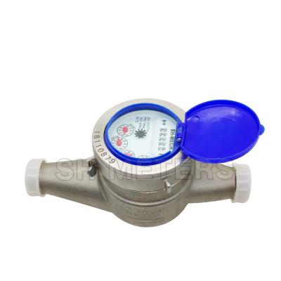 China Household Dry Dial Pulse Output Stainless Steel Water Meter for sale