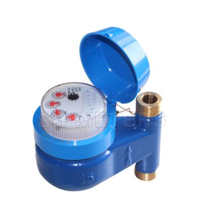 China China Manufacturer High Performance Brass Dry Dial Multijet Vertical Body Water Meter for sale