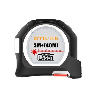 China Measuring Distance BTE Al5019 With Fractions M Mm 2 Inch Pi In 1 Steel Digital Laser Measuring Tape for sale