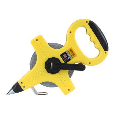 China Measuring Volume and Area 100m/330ft Open Coil Steel Tape Measure, Portable Long Distance Steel Tape Measures, High Quality with Low Price for sale